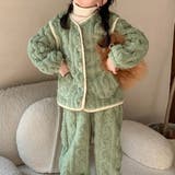 グリーン | キッズ パジャマ 女の子 | Kids Teddy