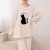 ホワイト×キャット | ルームウェア アニマル 全14色 | teddyshop