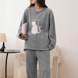 グレー×キャット | ルームウェア アニマル 全14色 | teddyshop