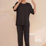 ブラック | ルームウェア 2点セット レディース | teddyshop
