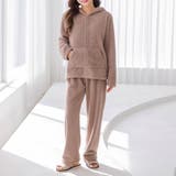 ブラウン | ルームウェア レディース 長袖 | teddyshop