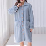 ブルー | ルームウェア カーディガン ワンピース | teddyshop