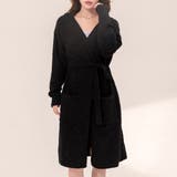 ブラック | ルームウェア レディース ガウン | teddyshop