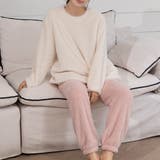 アイボリー×ライトピンク | ルームウェア レディース もこもこ | teddyshop