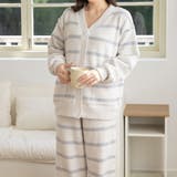 グレー×オフホワイト | ルームウェア レディース 全2色 | teddyshop