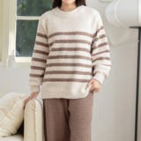 アイボリー×ブラウン | ルームウェア レディース 全2色 | teddyshop