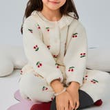 オフホワイト×チェリー | キッズ パジャマ 全4色 | Kids Teddy