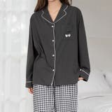 チャコール×ブラック | ルームウェア レディース 全3色 | teddyshop