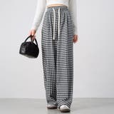 ブラック×ホワイト | 裏起毛 ルームウェア 全5色 | teddyshop