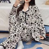 ブラック×フローラル | ルームウェア レディース 全5色 | teddyshop