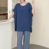 ブルー | ルームウェア レディース セットアップ | teddyshop