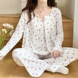 レッド×リボン | ルームウェア レディース 全8色 | teddyshop