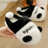 ブラック | スリッパ ふわふわ アニマル | teddyshop
