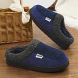 ネイビー | ボア スリッパ 全4色 | teddyshop