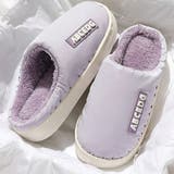 パープル | ボア スリッパ レディース | teddyshop