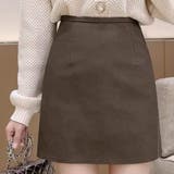 ダークブラウン | ミニスカート タイトスカート ショート丈 | teddyshop