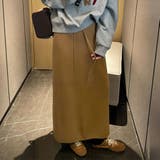キャラメル | ナロースカート ニット ストレッチ | teddyshop