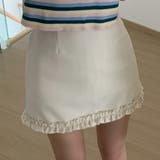 アイボリー | ミニスカート 韓国ファッション ショート丈 | teddyshop