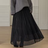 ブラック | プリーツスカート 裏起毛 全4色 | teddyshop