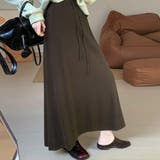 ダークブラウン | ニット スカート 全4色 | teddyshop