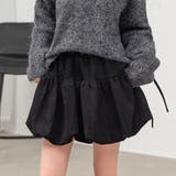 ブラック | ミニスカート バルーン 全2色 | teddyshop