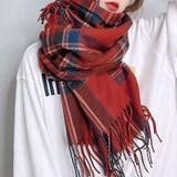 レッド | ストール 大判 レディース | teddyshop