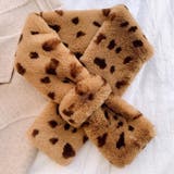 ブラウン | ファー ティペット マフラー | teddyshop