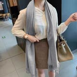 グレー | ストール 大判 全4色 | teddyshop