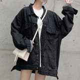 ブラック | 春 アウター デニムジャケット | teddyshop
