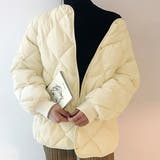 アイボリー | キルティングジャケット ブルゾン 全8色 | teddyshop