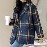 ネイビー | コート アウター ショート丈 | teddyshop