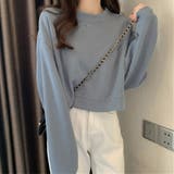ブルー | Tシャツ レディース 秋冬 | teddyshop