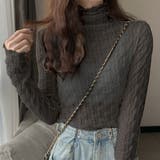 チャコール | カットソー シースルー シアー | teddyshop