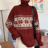 レッド | ニット セーター レディース | teddyshop