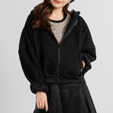 ブラック | スウェット ジップパーカー オーバーサイズ | teddyshop
