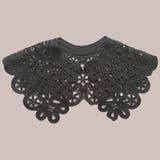 B:ブラック | 付け襟 春 レース | teddyshop