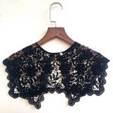 D:ブラック | 付け襟 春 レース | teddyshop