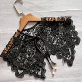 A:リボン×ブラック | 付け襟 レディース レース | teddyshop