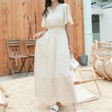 クリーム | 半袖 ワンピース Aライン | teddyshop