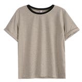 ブラック | Tシャツ ボーダー ショート丈 | teddyshop