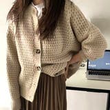 ベージュ | ニット カーディガン 全5色 | teddyshop
