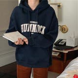 ネイビー | パーカー スウェット 裏起毛 | teddyshop