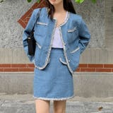 ブルー | スーツ セットアップ デニム | teddyshop