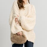 アイボリー | ケーブルニット セーター ビッグシルエット | teddyshop