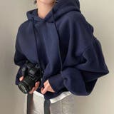 ネイビー | パーカー トレーナー 裏起毛 | teddyshop