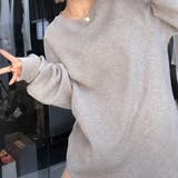 杢グレー | プルオーバー オーバーサイズ トップス | teddyshop