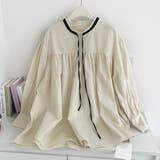 アイボリー | ブラウス トップス ロング丈 | teddyshop