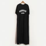 ブラック | ワンピース ドッキング 半袖 | teddyshop