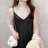 ホワイト | シアー トップス レーストップス | teddyshop