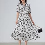 アイボリー | リゾートワンピース ボウタイワンピース Aライン | teddyshop